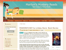 Tablet Screenshot of marilynsmysteryreads.com